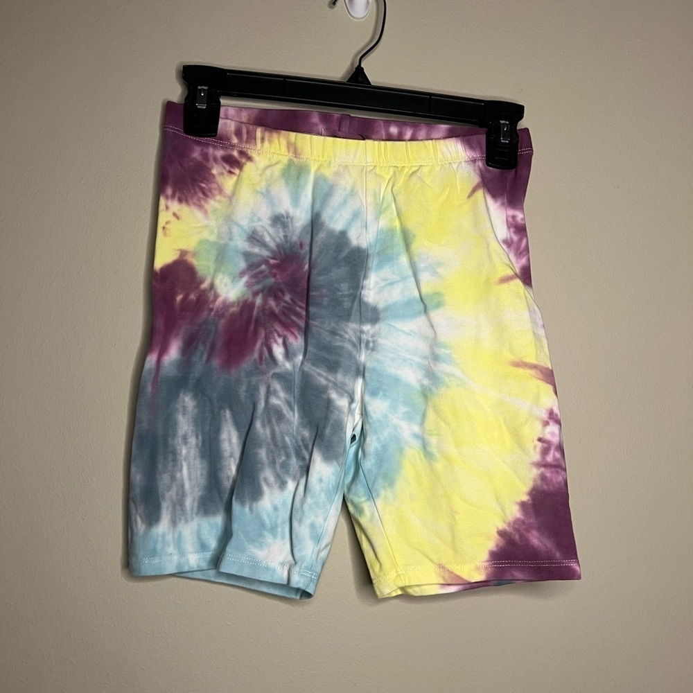 NWT Garage tie dye bike shorts